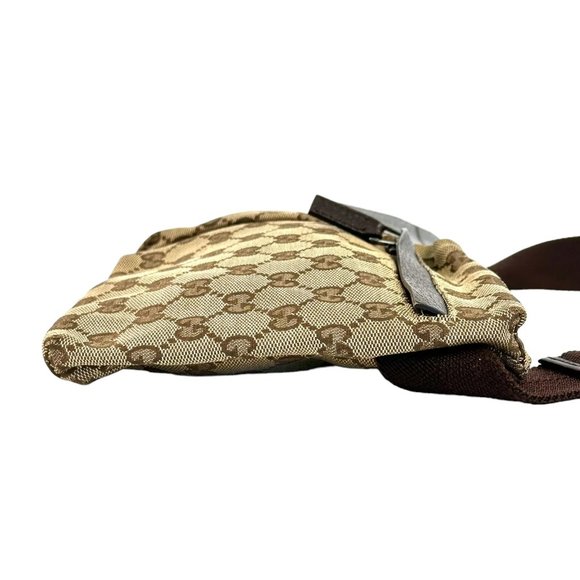 COPY - Gucci GG Canvas Web Print Double Pocket BELTBAG - Picture 14 of 17